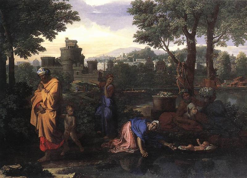 Nicolas Poussin Exposition of Moses Sweden oil painting art
